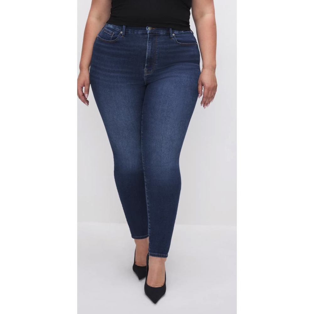 Good American Women's Always Fits Good Legs Skinny Jeans Size 20-26 Indigo 446